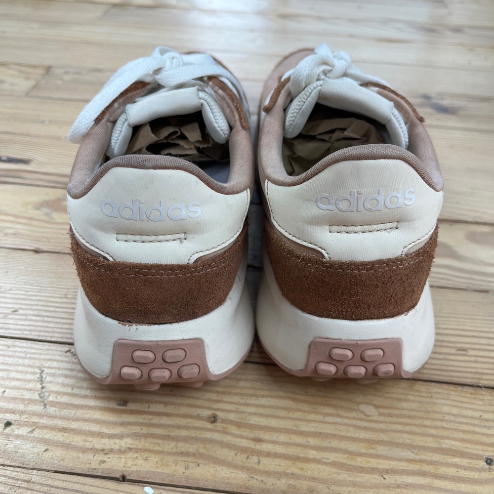 Adidas F90 Womens Sneakers Brown Tan Suede Mesh Retro Running Shoe Size 7 custom - Picture 6 of 9